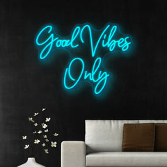 Good Vibes Only Neon Sign