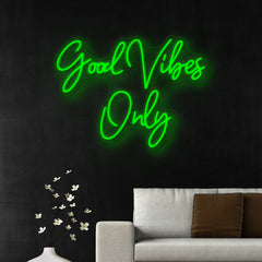 Good Vibes Only Neon Sign