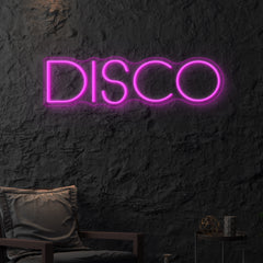 DISCO Neon Sign Get the Party Started with Our "DISCO" LED Neon Sign