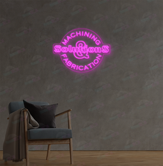 Custom Logo Neon Sign Pink for (Matt)