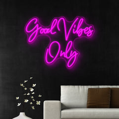 Good Vibes Only Neon Sign