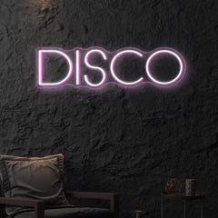 DISCO Neon Sign Get the Party Started with Our "DISCO" LED Neon Sign