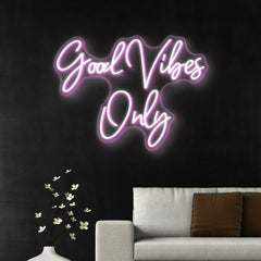 Good Vibes Only Neon Sign