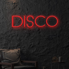 DISCO Neon Sign Get the Party Started with Our "DISCO" LED Neon Sign