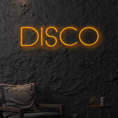 DISCO Neon Sign Get the Party Started with Our "DISCO" LED Neon Sign