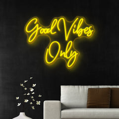 Good Vibes Only Neon Sign
