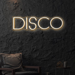 DISCO Neon Sign Get the Party Started with Our "DISCO" LED Neon Sign