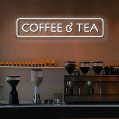 Coffee & Tea Sign Neon Sign for Cafe