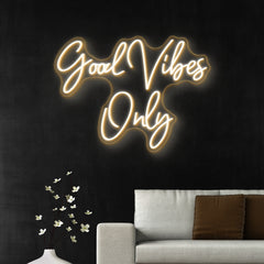 Good Vibes Only Neon Sign