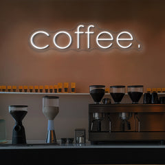 Coffee Neon Sign Text Neon Sign for Cafe Multi Color Available