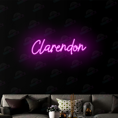 US Custom Text Clarendon