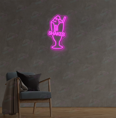 Custom Logo Neon Sign Shakes Neon for Benjamin