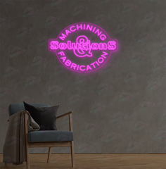 Custom Logo Neon Sign Pink for (Matt)