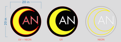 Neonschild mit individuellem Logo (Don)