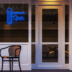 Barber Shop Open Neon Sign Commercial LED Neon Light