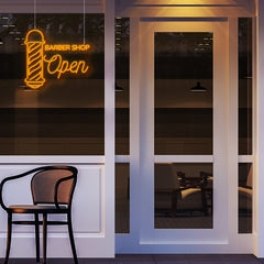 Barber Shop Open Neon Sign Commercial LED Neon Light