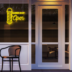 Barber Shop Open Neon Sign Commercial LED Neon Light