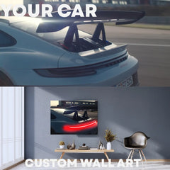 Your Custom Car Poster LED Neon Wall Art