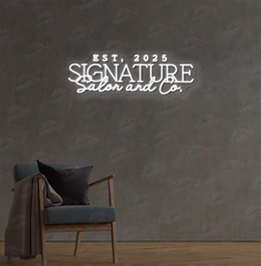 Benutzerdefiniertes Logo-Neonschild (Sebastian)