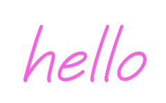 US Custom Neon: hello