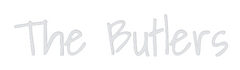 US Custom Text Neon: The Butlers