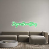 US Custom Text Neon: Drywallmudsterz