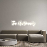 US Custom Text Neon: The Martineau’s