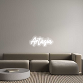US Custom Text Neon: Artasia