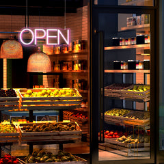 Open Sign for Retail Stores LED Neon Light
