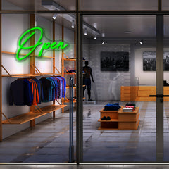 Vintage Open Neon Sign for Retail Stores LED Neon Light