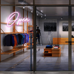 Vintage Open Neon Sign for Retail Stores LED Neon Light