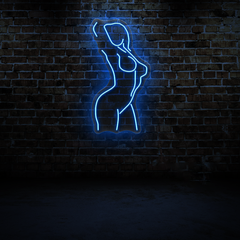 Naked Female Body Neon Sign – Artistic LED Wall Light