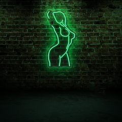 Naked Female Body Neon Sign – Artistic LED Wall Light