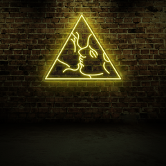 Kiss Neon Sign – Romantic LED Light for Bedroom or Home Decor