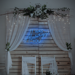 It Was Always You Neon Sign – Romantic LED Light for Couples