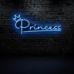 Princess Neon Sign – Cute & Elegant Decor for Girls