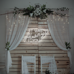 It Was Always You Neon Sign – Romantic LED Light for Couples