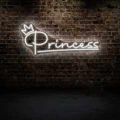 Princess Neon Sign – Cute & Elegant Decor for Girls