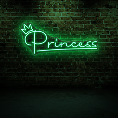 Princess Neon Sign – Cute & Elegant Decor for Girls