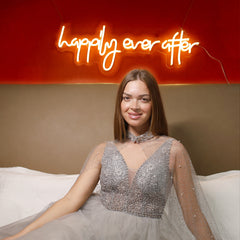 Happily Ever After Neon Sign– Perfect for Weddings and Celebrations