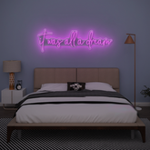 It Was All A Dream Neon Sign – LED Light for Dreamy Bedroom or Studio Decor