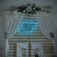 It Was Always You Neon Sign – Romantic LED Light for Couples