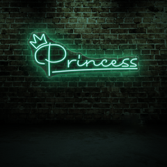 Princess Neon Sign – Cute & Elegant Decor for Girls