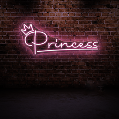 Princess Neon Sign – Cute & Elegant Decor for Girls