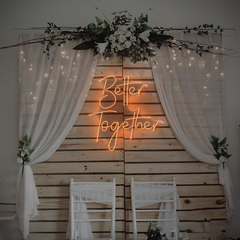 Better Together Neonschild – LED-Wandleuchte für Hochzeiten, Schlafzimmer oder Geschenke