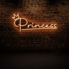 Princess Neon Sign – Cute & Elegant Decor for Girls