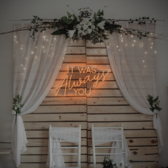 It Was Always You Neon Sign – Romantic LED Light for Couples