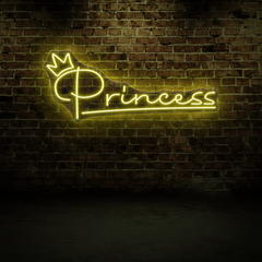 Princess Neon Sign – Cute & Elegant Decor for Girls