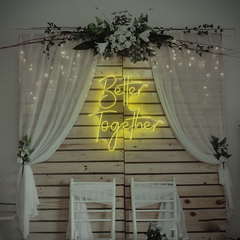 Better Together Neonschild – LED-Wandleuchte für Hochzeiten, Schlafzimmer oder Geschenke