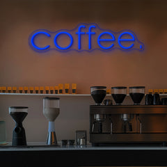 Coffee Neon Sign Text Neon Sign for Cafe Multi Color Available